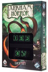 Arkham Horror Dice Set - Black / Green